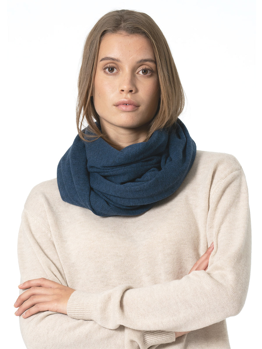 Merino Scarf - Indigo