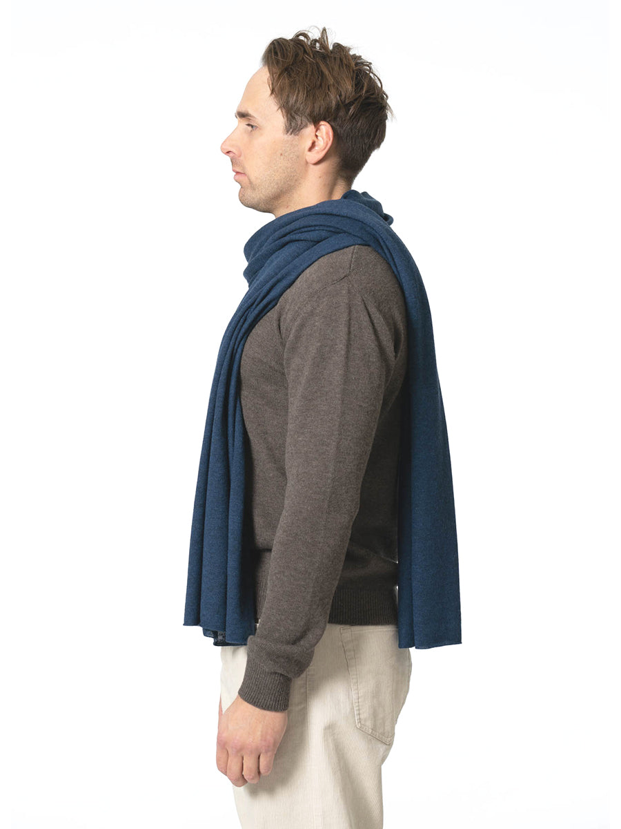 Merino Scarf - Indigo