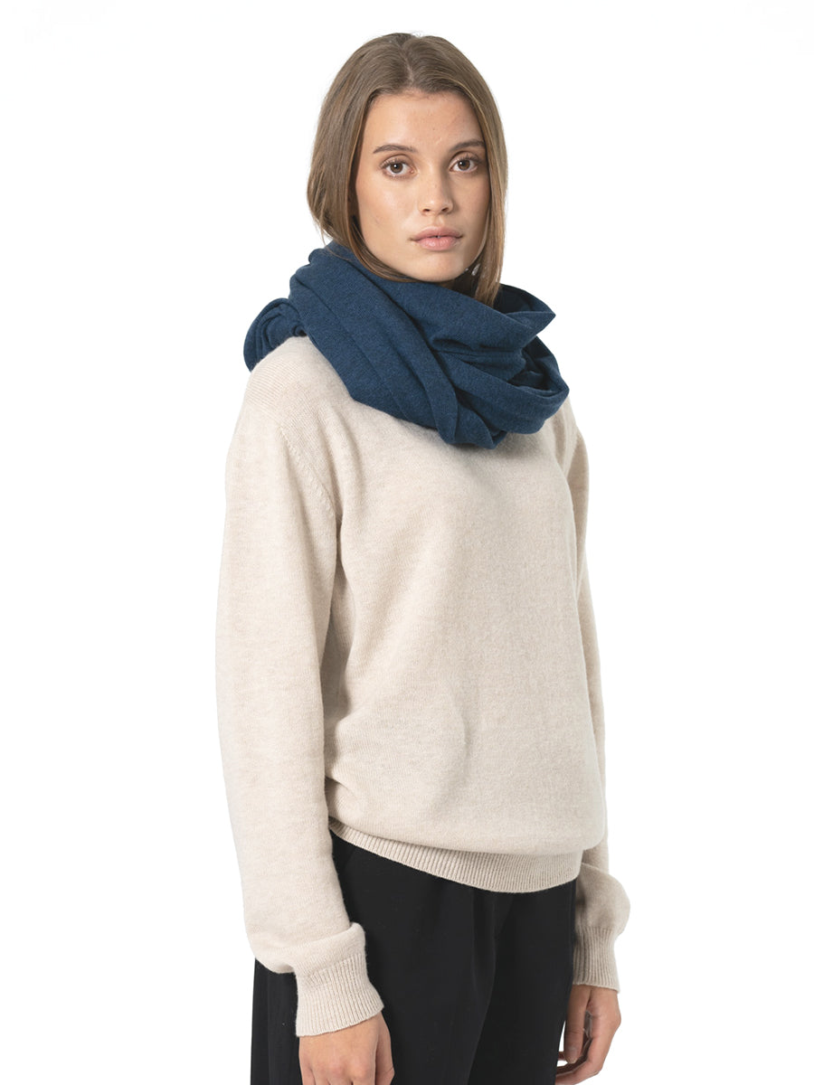 Merino Scarf - Indigo