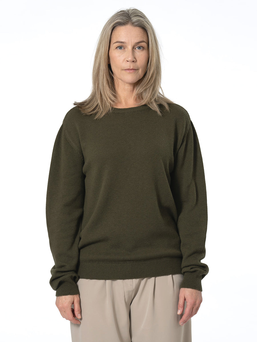 Merino Unisex Sweater - Olive Green