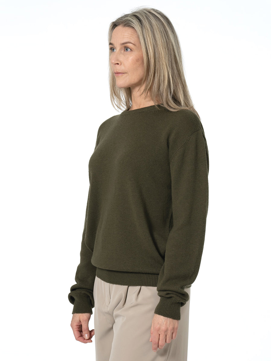 Merino Unisex Sweater - Olive Green