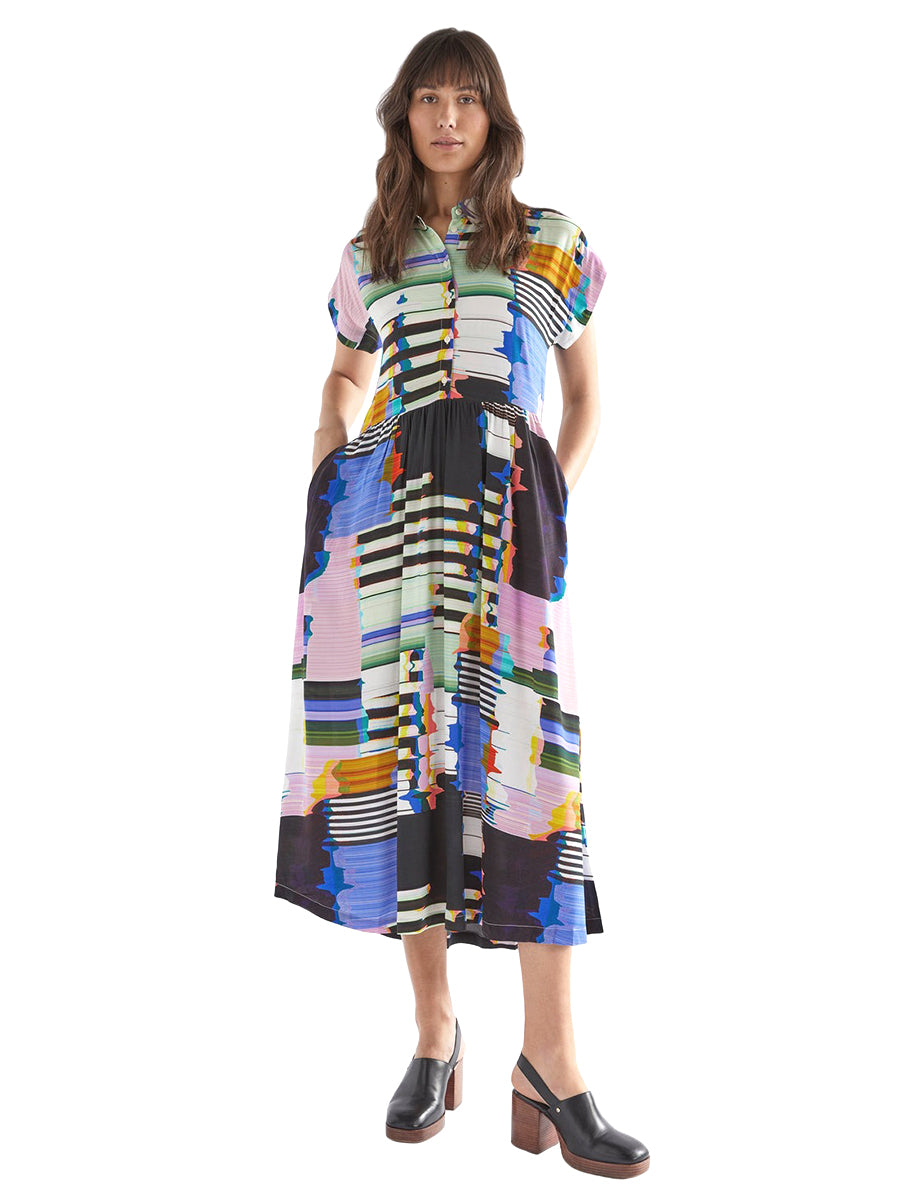 Berg Dress - Glitch Print