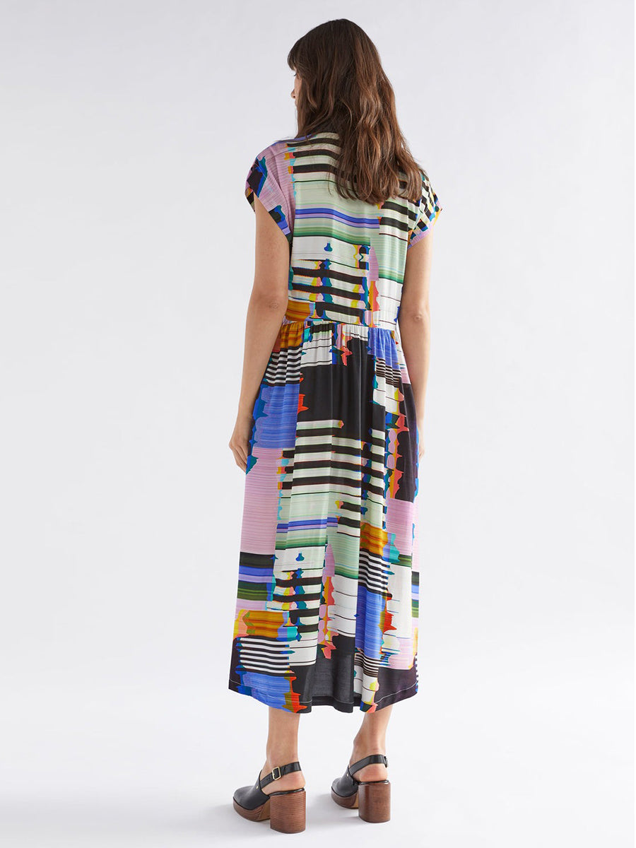 Berg Dress - Glitch Print