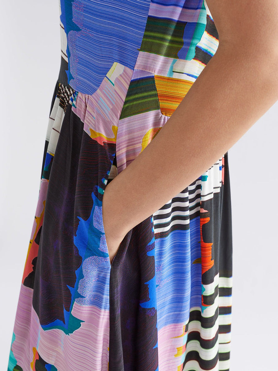 Berg Dress - Glitch Print