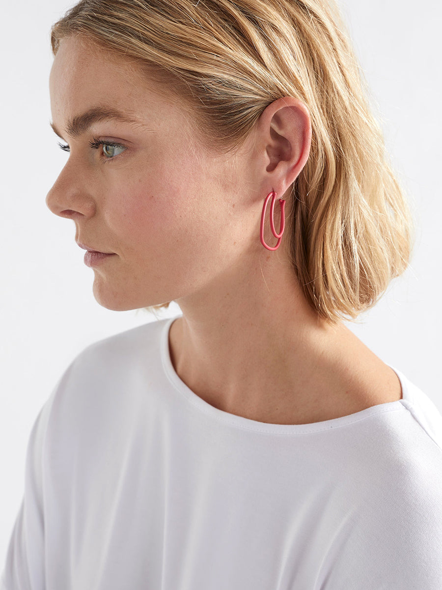 Byra Hoop Earring - Jewel Green