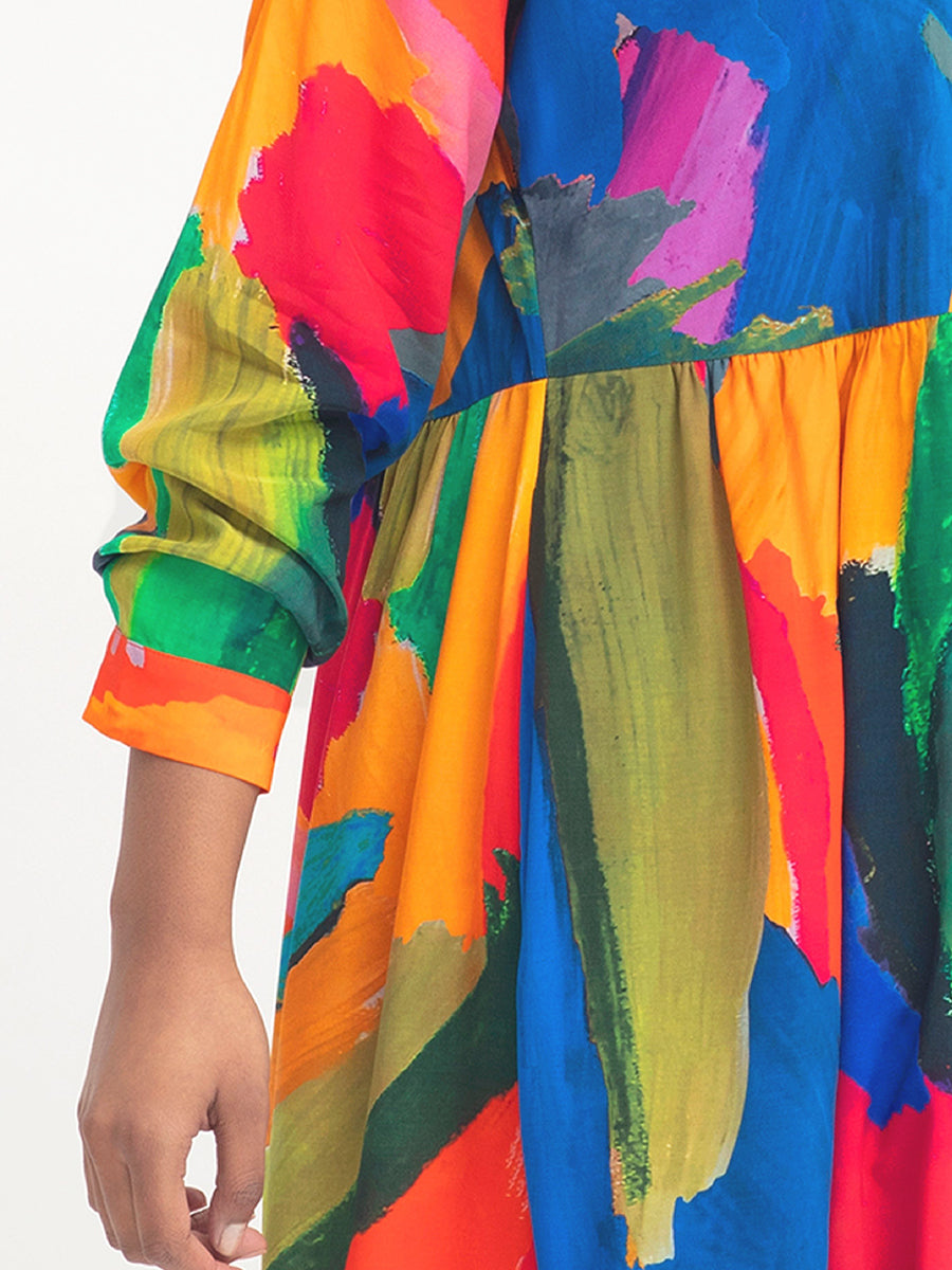 Danse Shirt Dress - Kalo Print