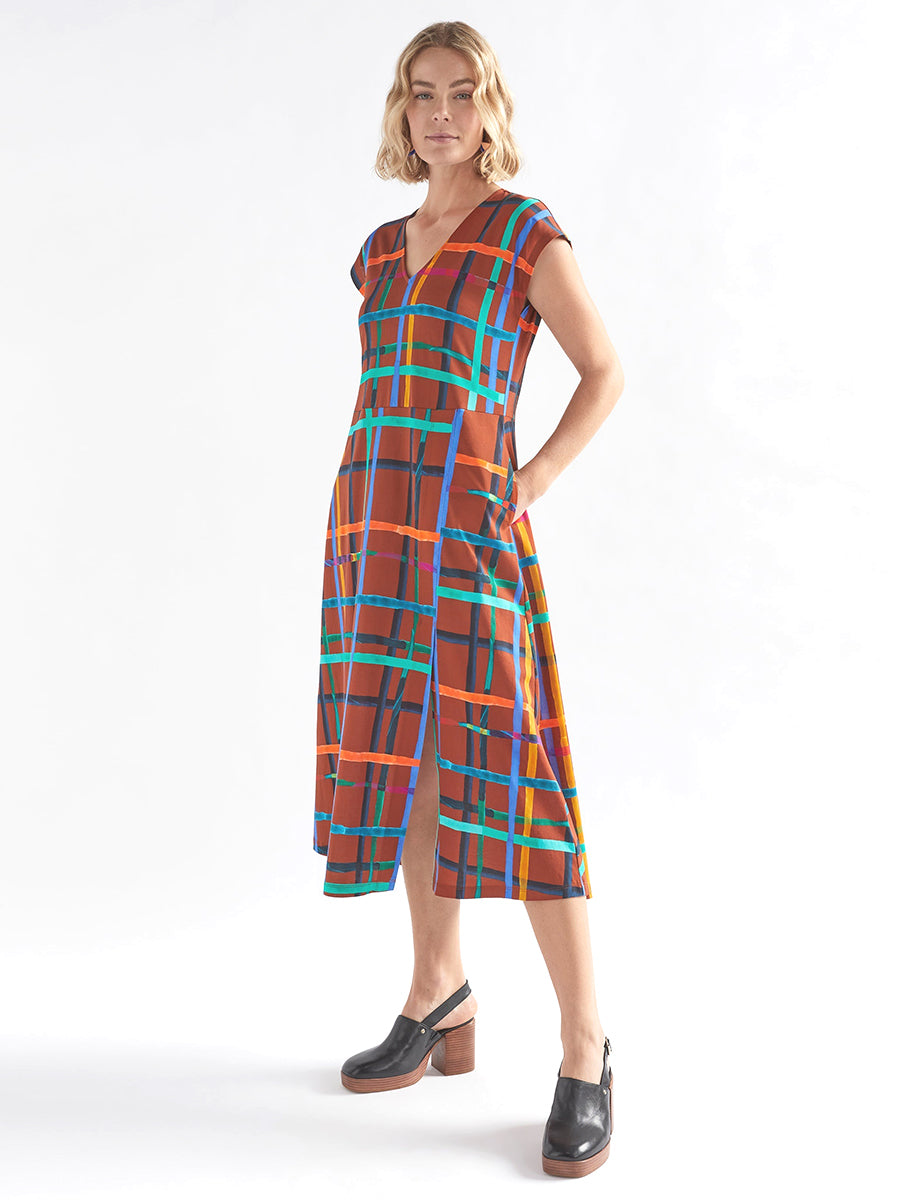 Dela T-Shirt Dress - Brea Check
