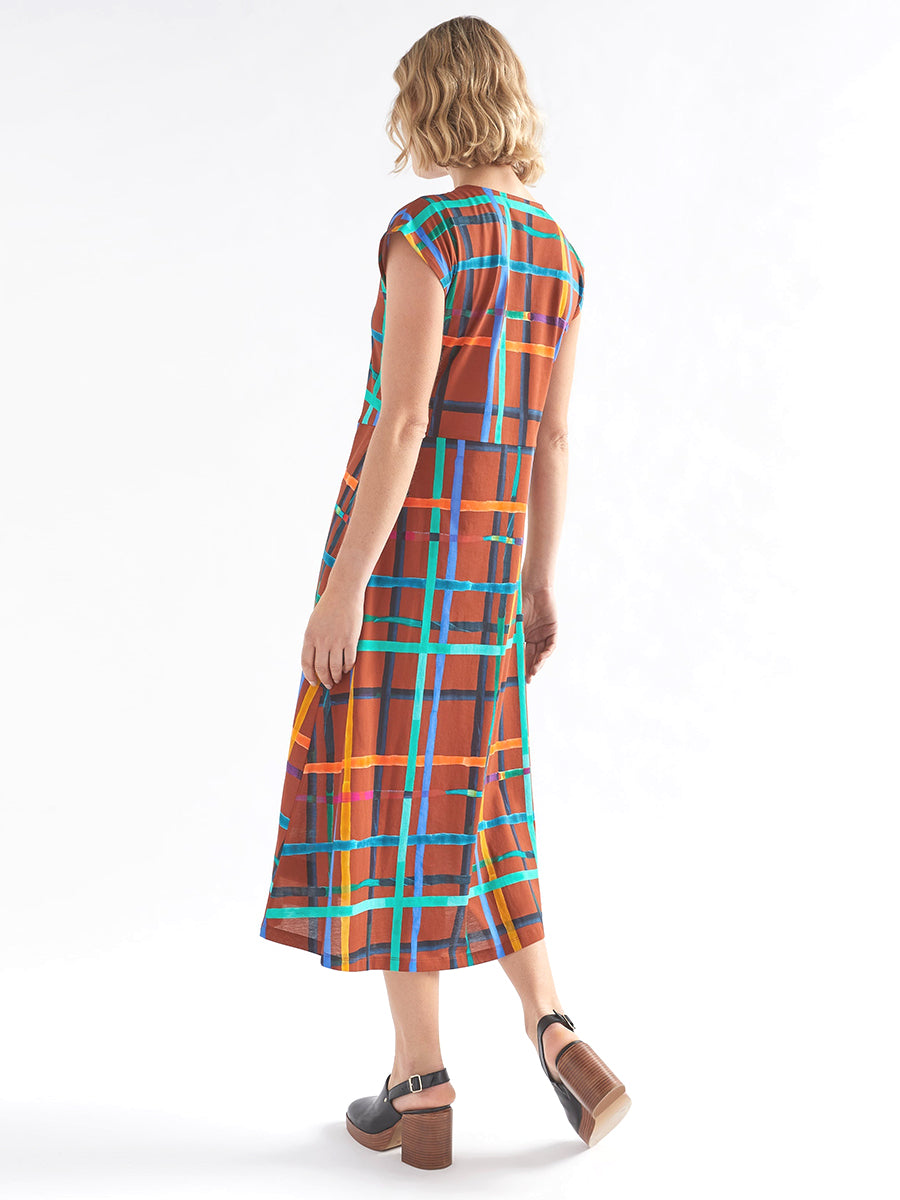 Dela T-Shirt Dress - Brea Check