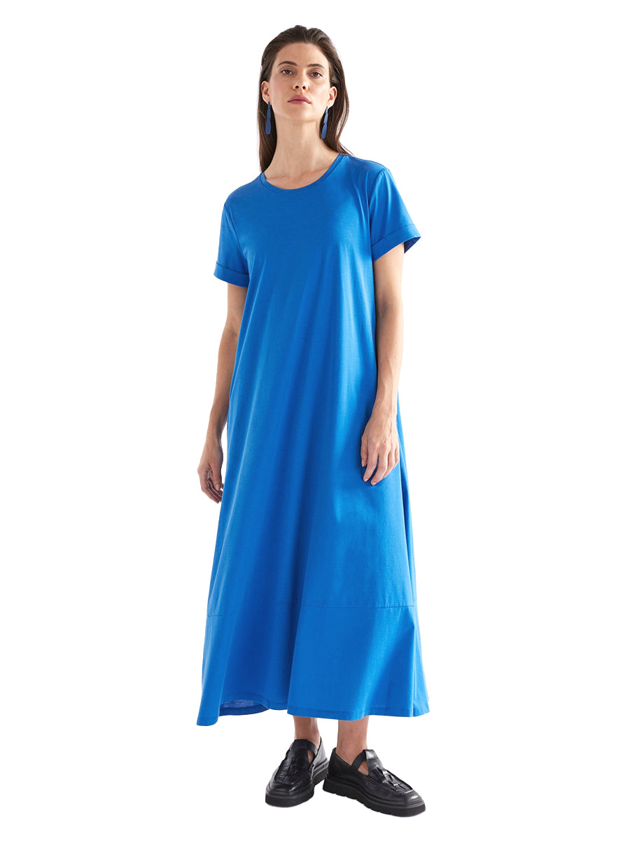 Elk Haki T-Shirt Dress in Azure – COMMUNION1