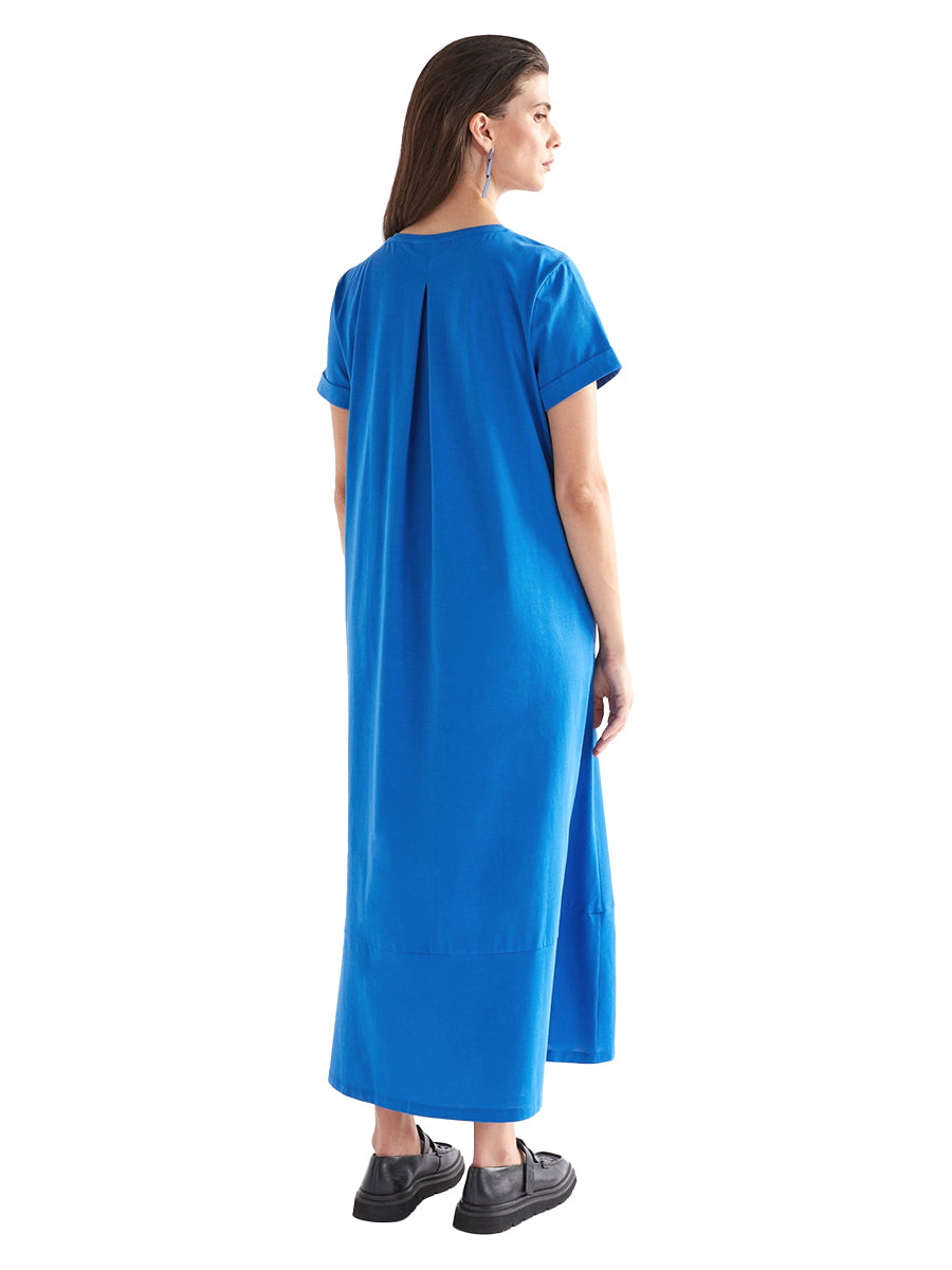 Haki T-Shirt Dress - Azure