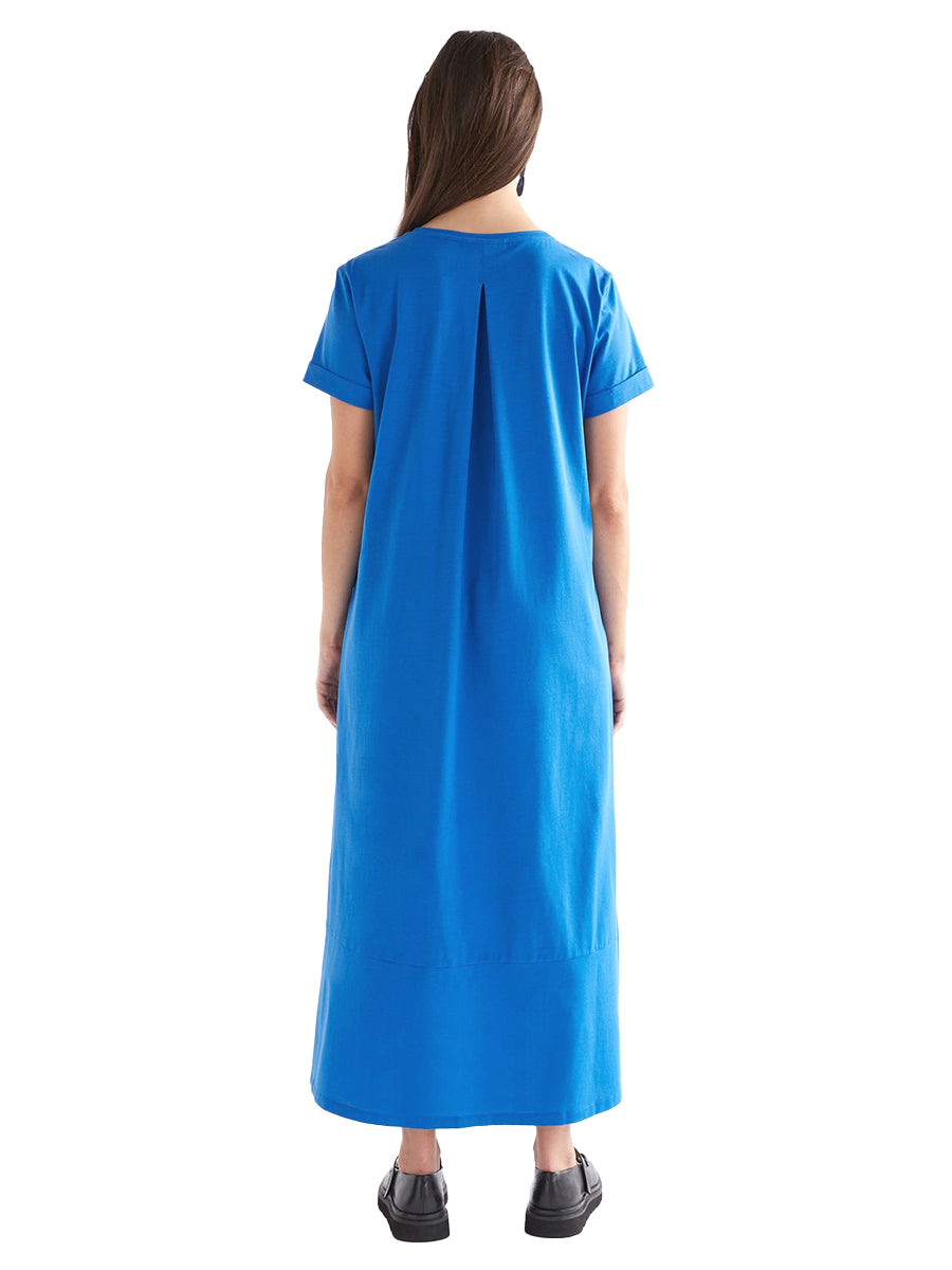 Haki T-Shirt Dress - Azure