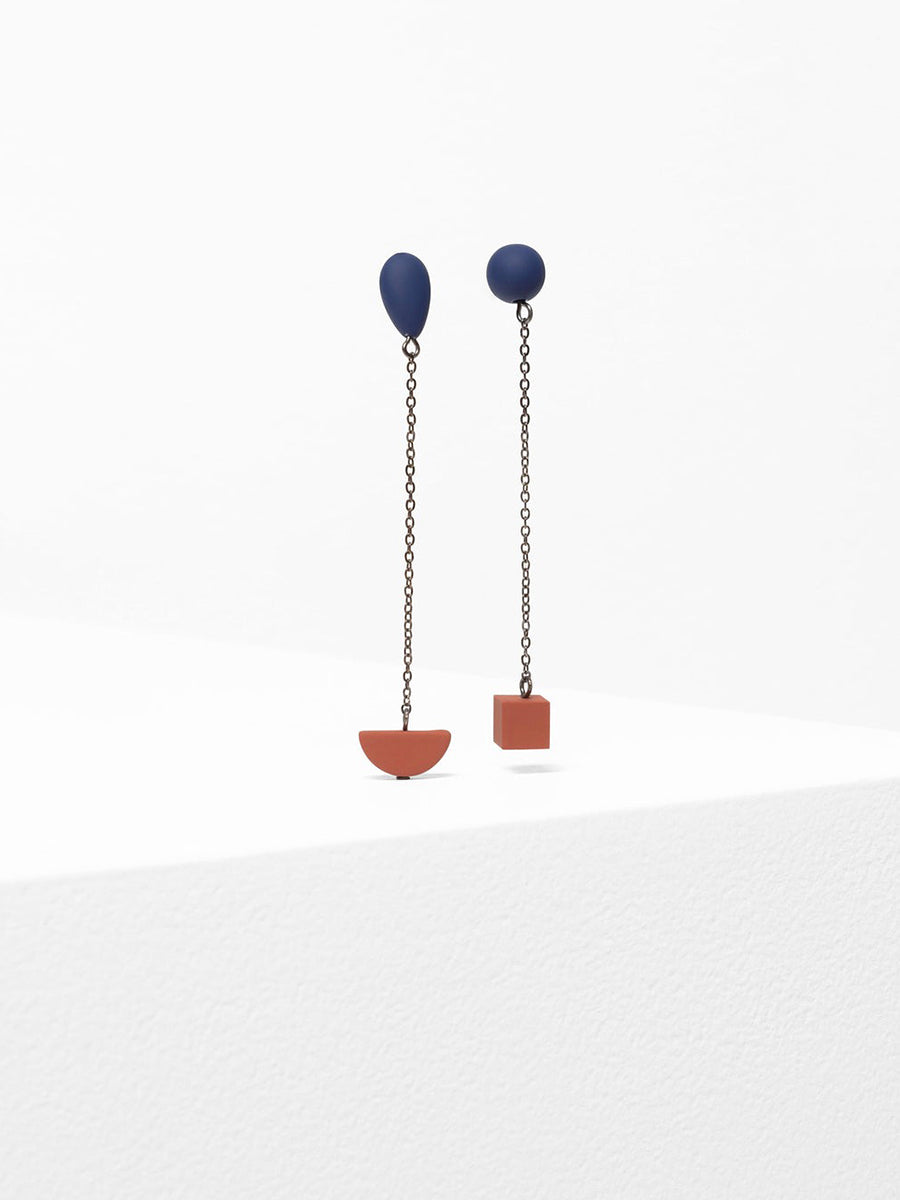 Reyni Drop Earring - Bronze