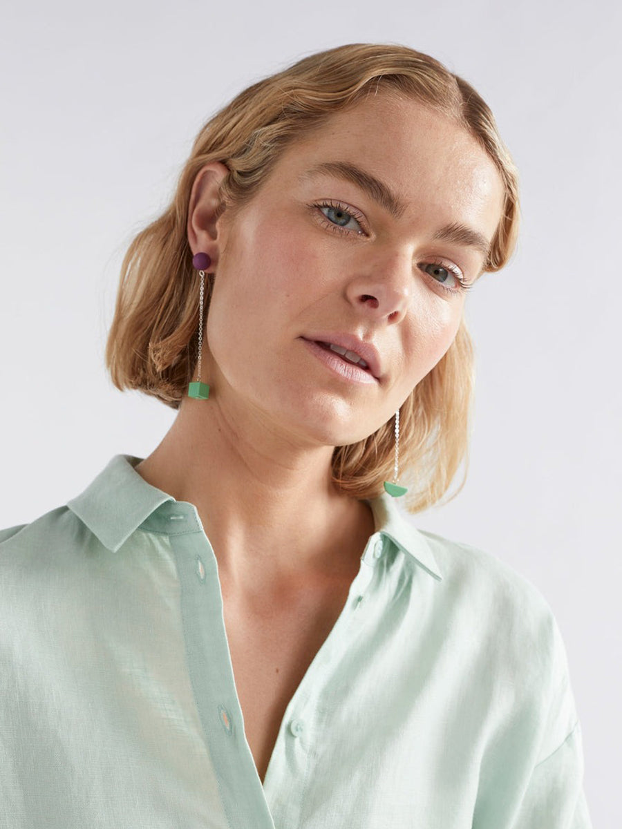 Reyni Drop Earring - Bronze