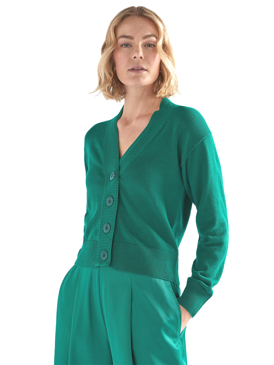 Riann Cardigan - Jewel Green