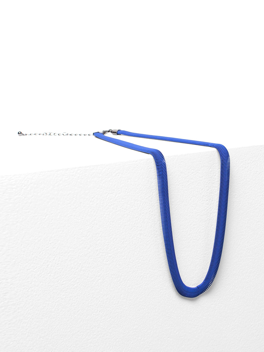 Vell Necklace - Electric Blue