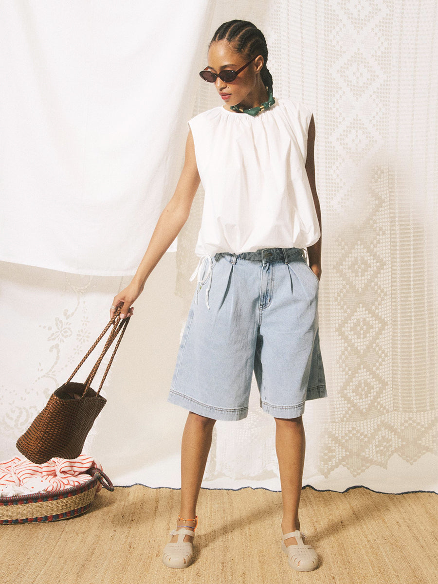 Caloggero Top - White