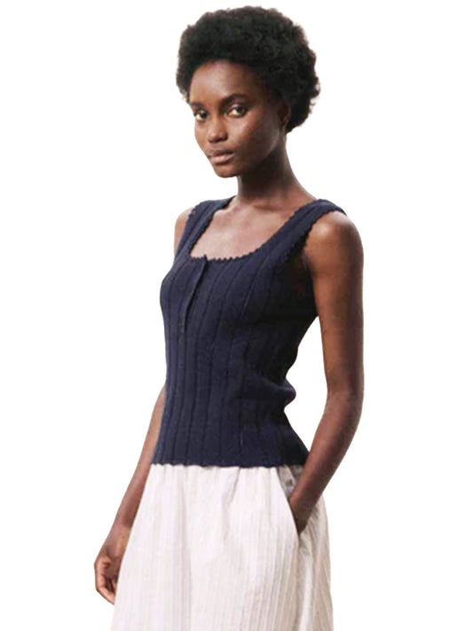 Dundee Top - Navy Blue