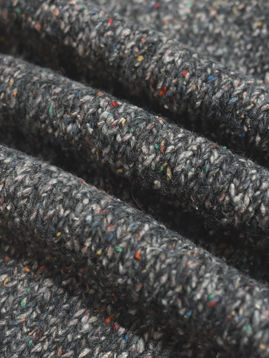 Bayer Roll Neck Sweater - Grey Fleck