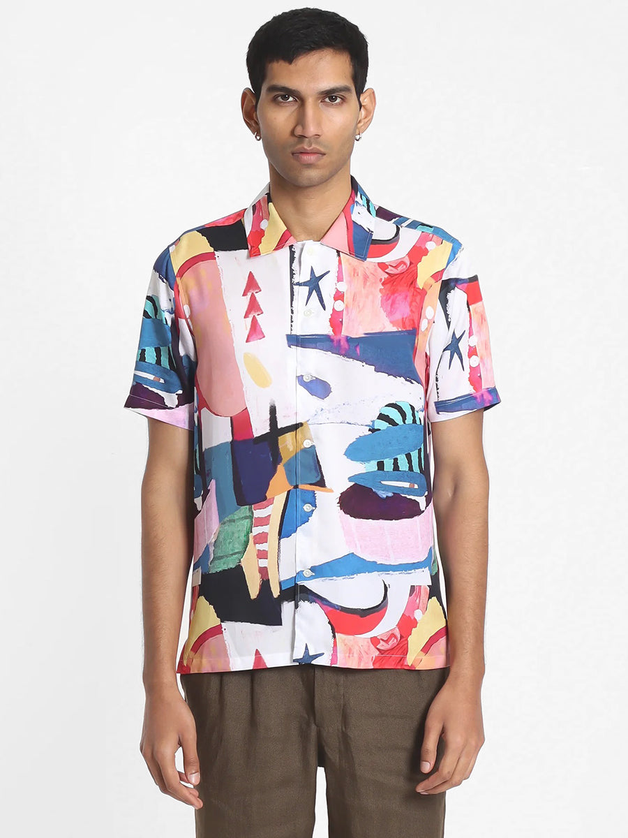 Busey Short Sleeve Shirt - Poster Print