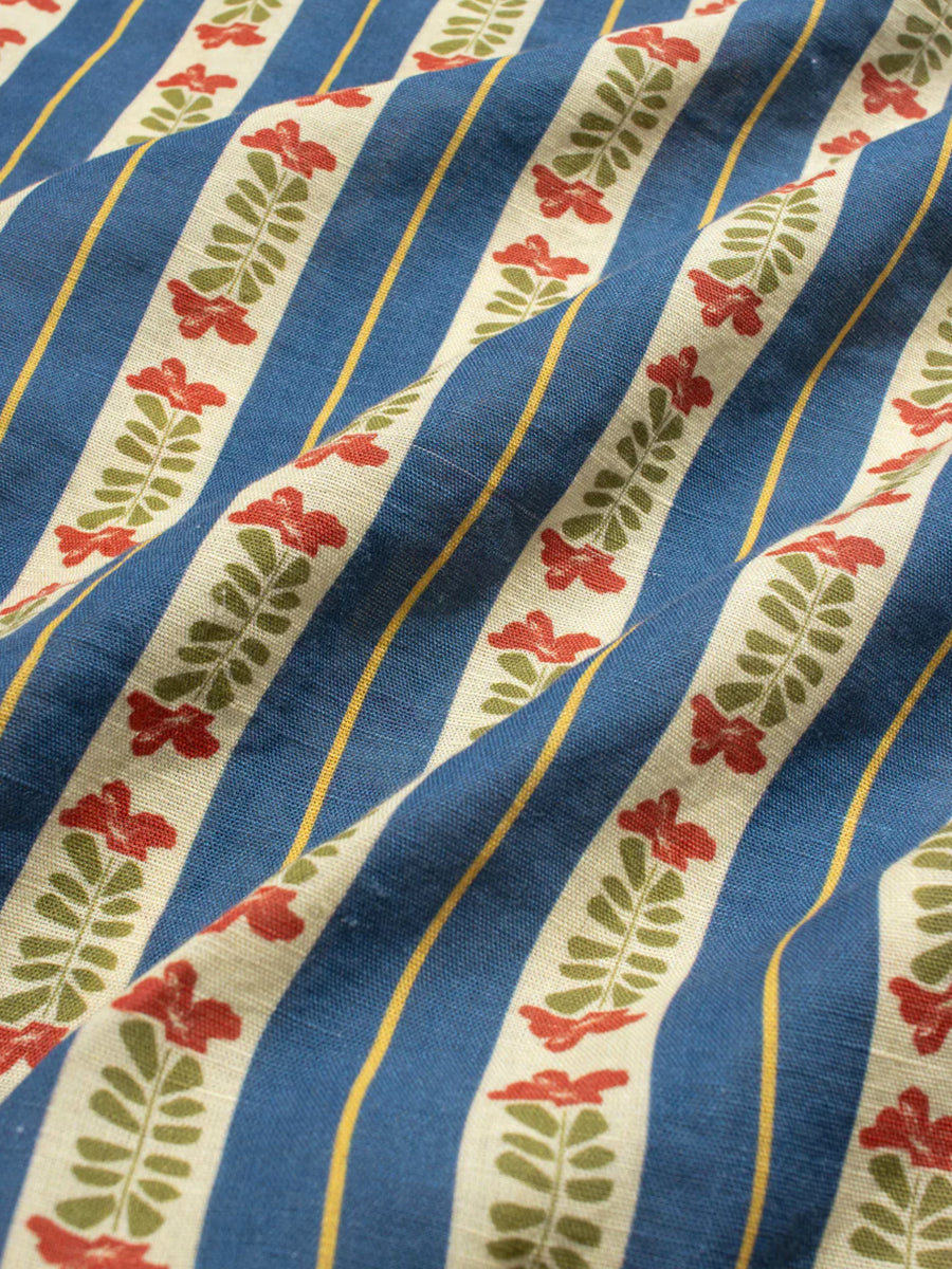 Busey Short Sleeve Shirt - Floral Stripe