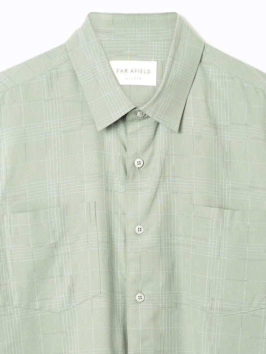 Classic Bangdel Check Shirt - Aqua Grey