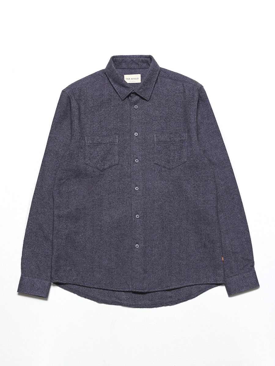 Classic Long Sleeve Shirt - Silver Blue