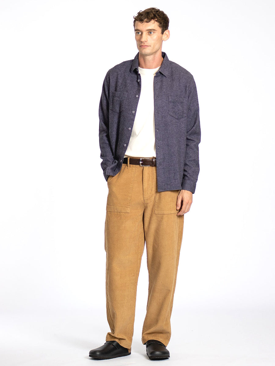 Classic Long Sleeve Shirt - Silver Blue