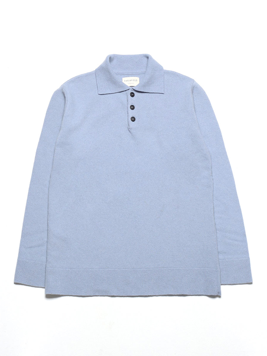 Kier Long Sleeve Knit - Silver Blue