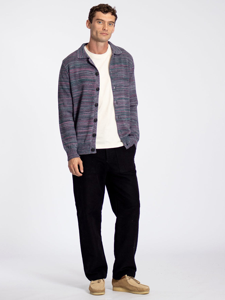 Kiyo Cardigan - Silver Blue