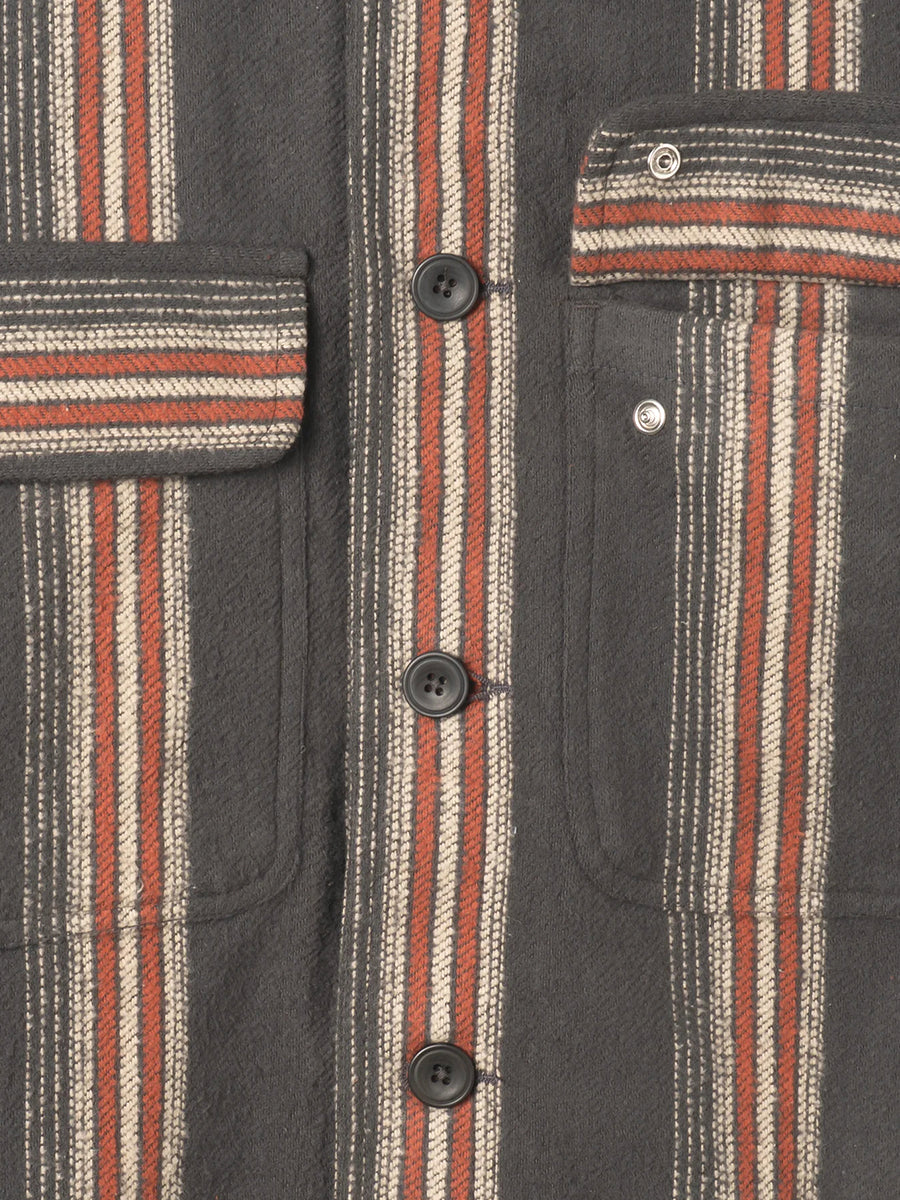 Normsk Jacket - Grey Yara Stripe