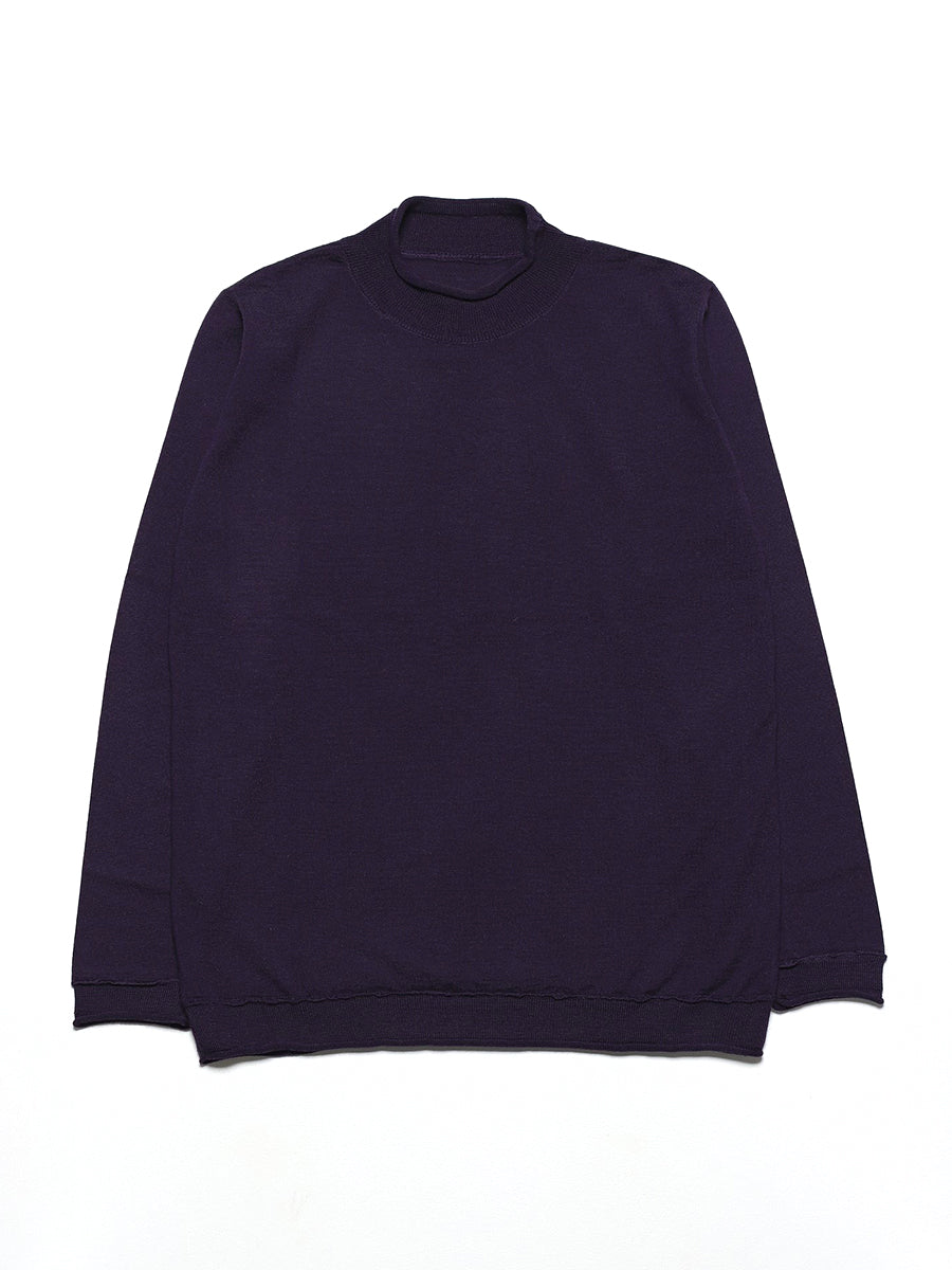 Sergey Roll Neck Sweater - Plumeria