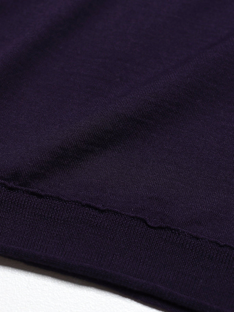 Sergey Roll Neck Sweater - Plumeria