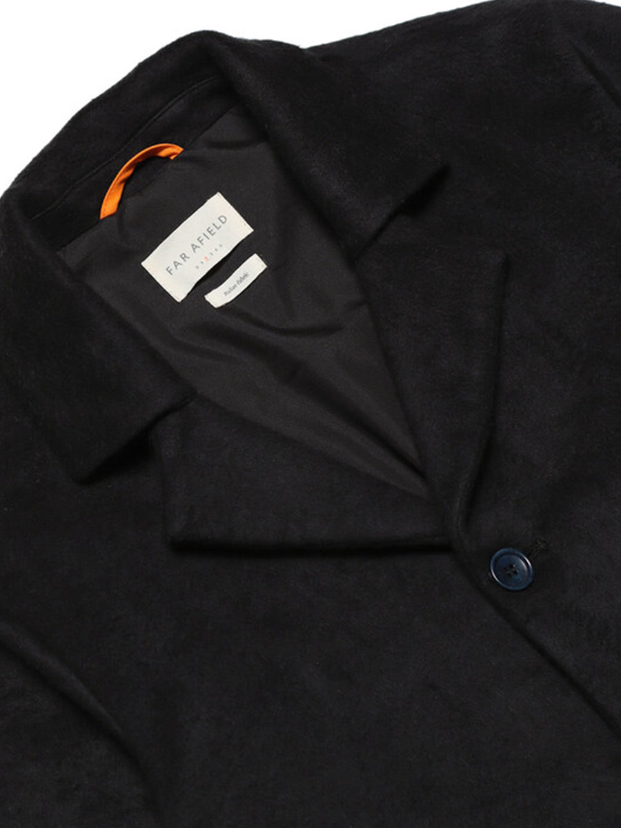 Zirkus Brushed Pile Blazer - Black