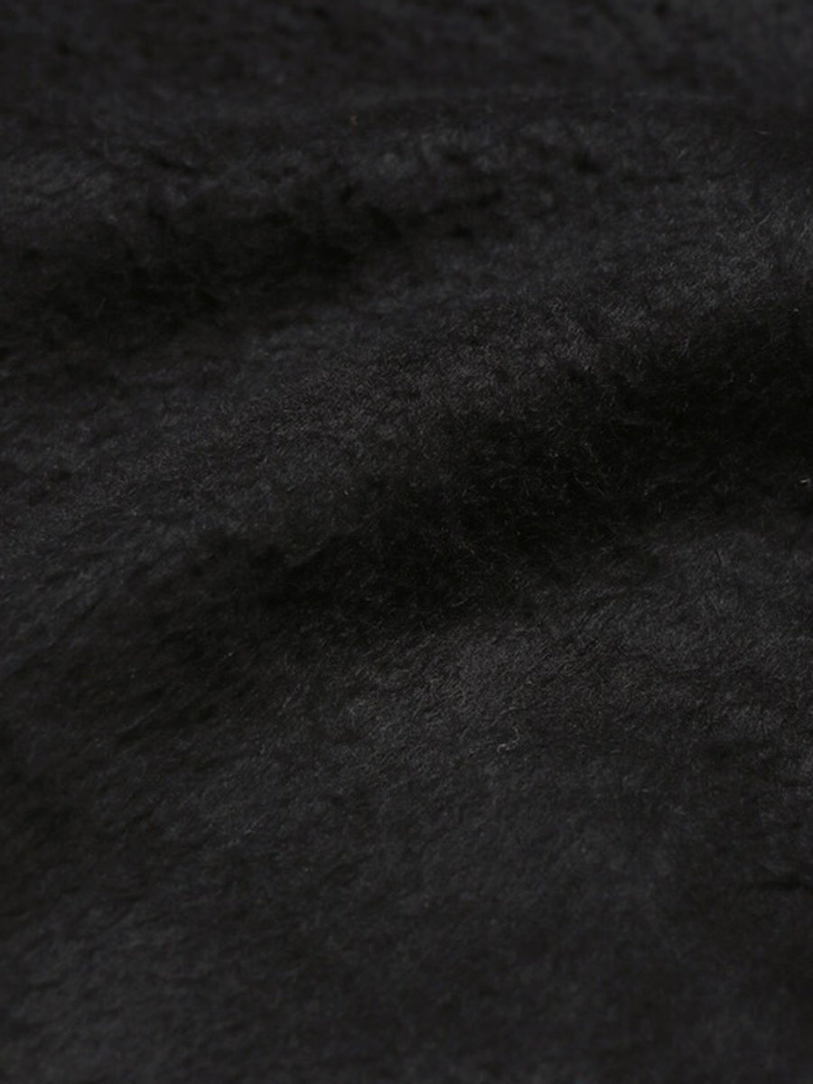Zirkus Brushed Pile Blazer - Black