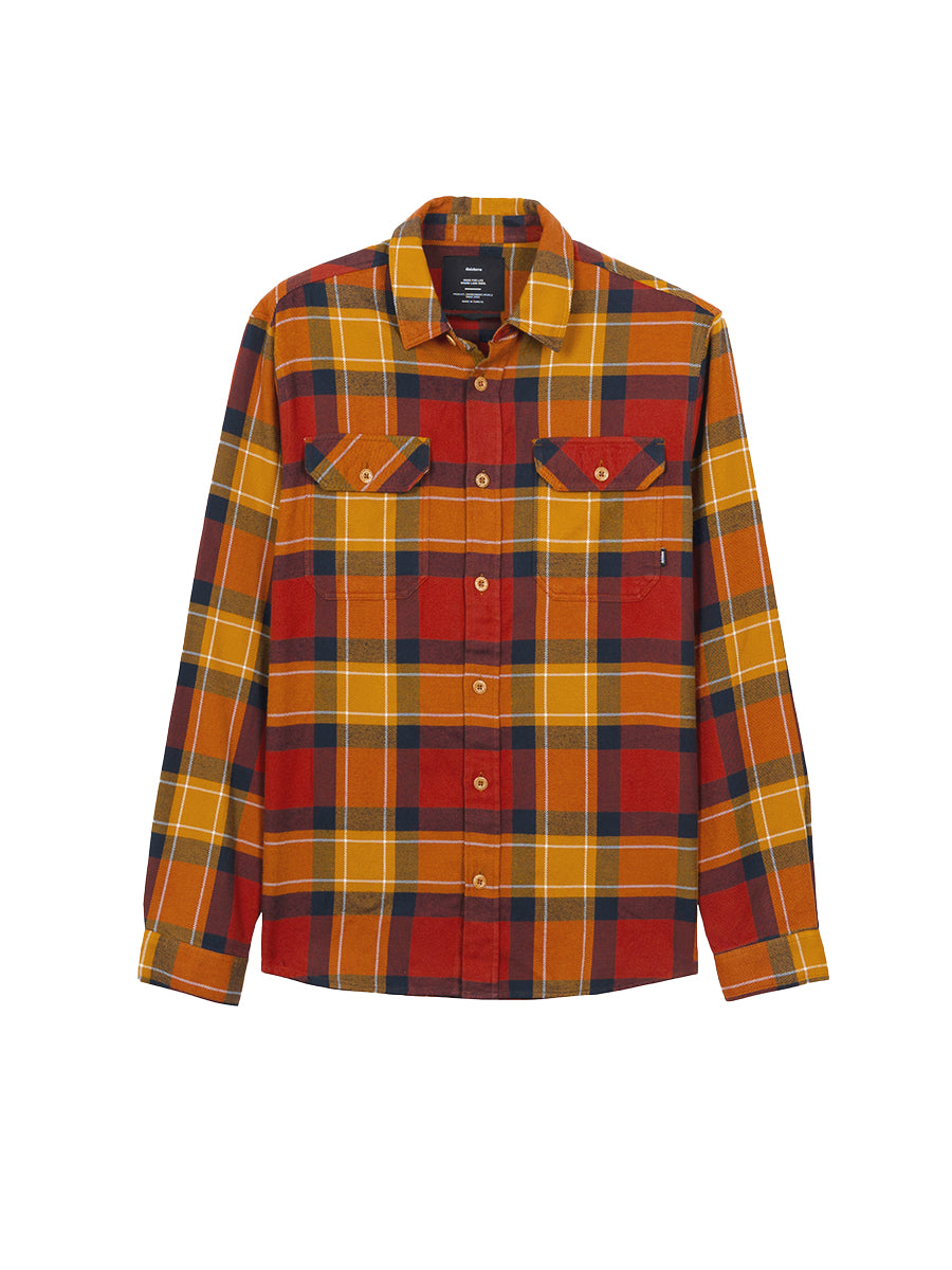 Beardsmore Shirt - Terracotta Check