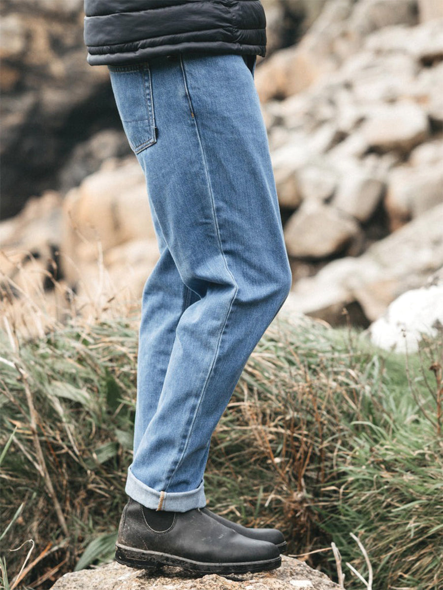 Breaker Jeans - Washed indigo