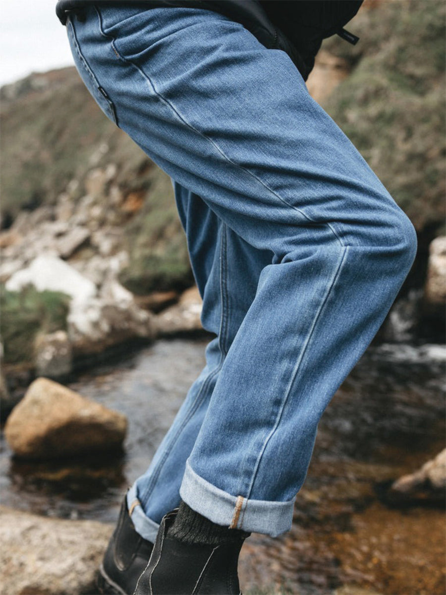 Breaker Jeans - Washed indigo