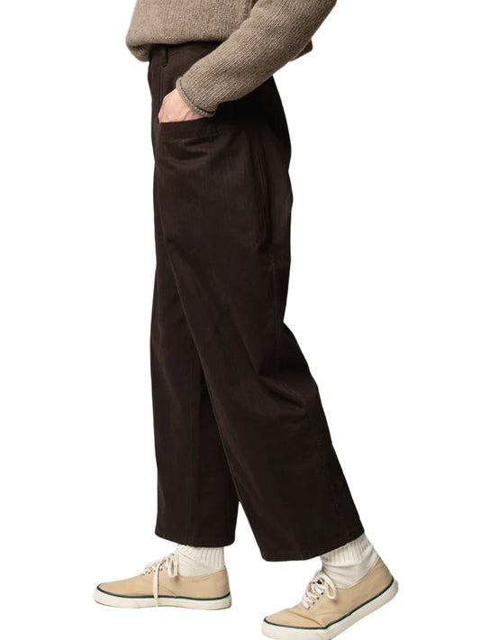 Croft Barrel Trousers - Burnt Umber