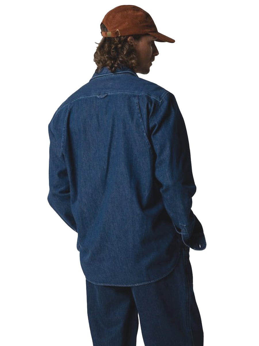 Eddystone Shirt - Mid-Wash Indigo Denim
