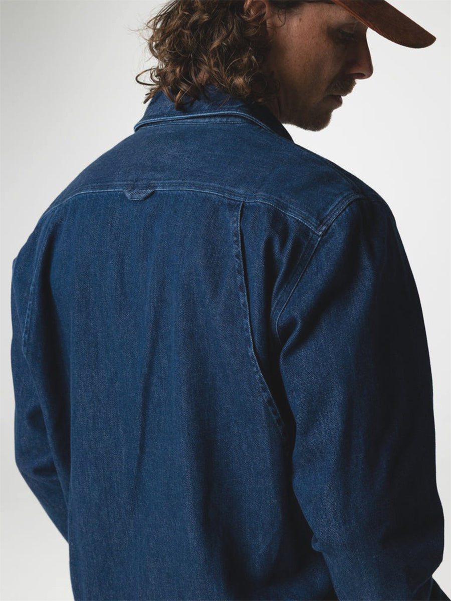 Eddystone Shirt - Mid-Wash Indigo Denim