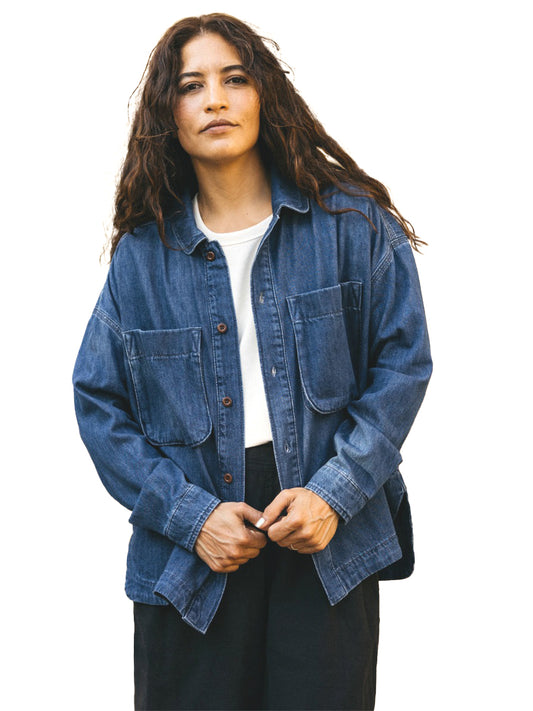 Gwavas Shirt - Washed Indigo Denim