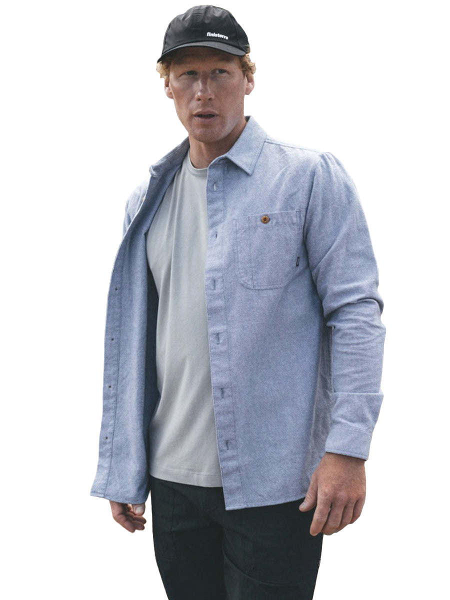 Gylly Shirt - Indigo Dobby