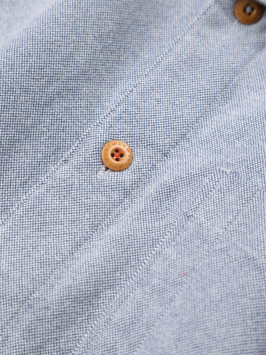Gylly Shirt - Indigo Dobby
