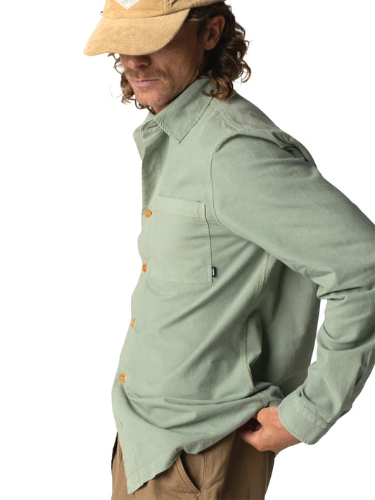 Hendra Long Sleeve Shirt - Mist Green