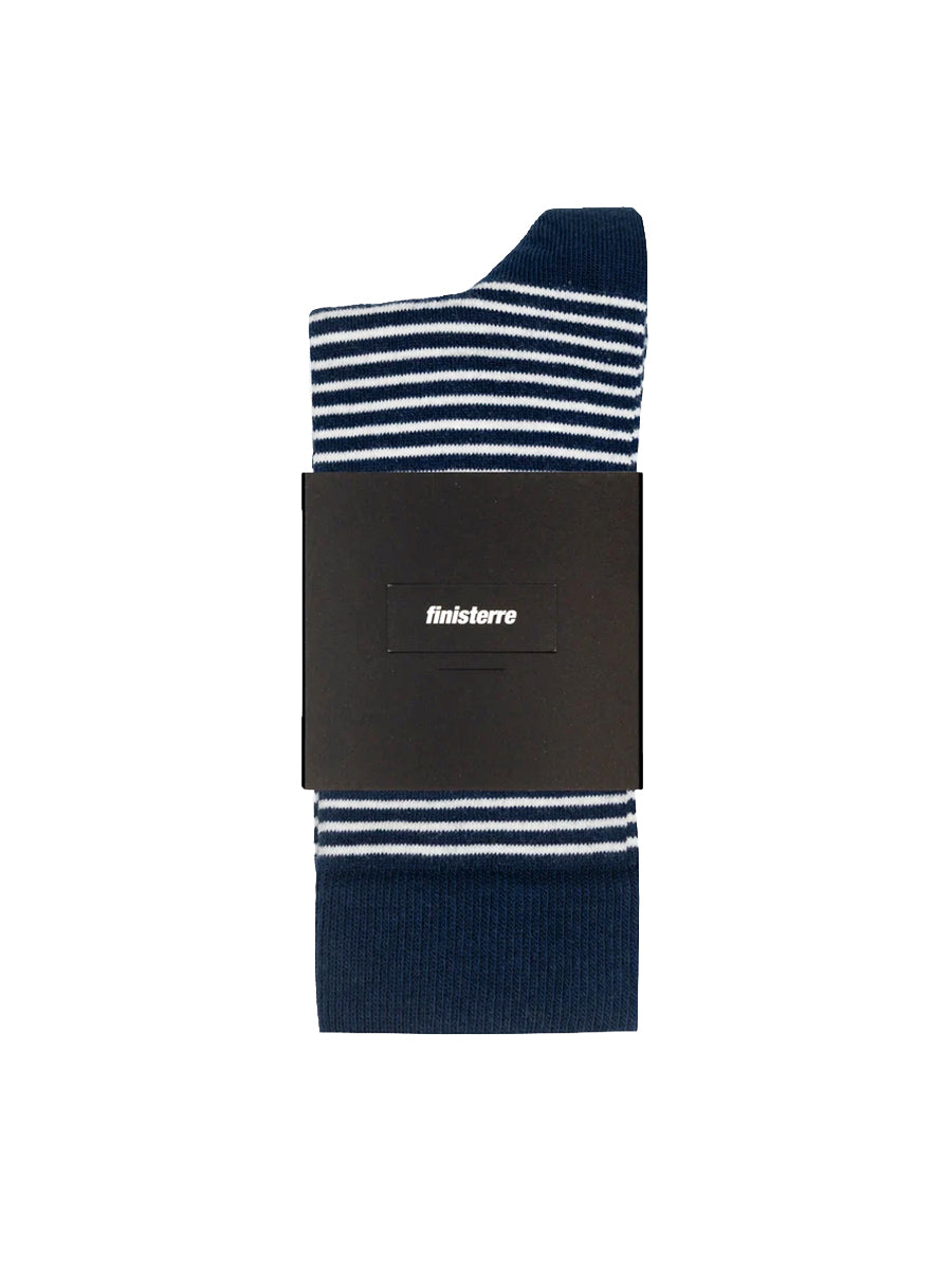 Holm Socks - Navy & Ecru