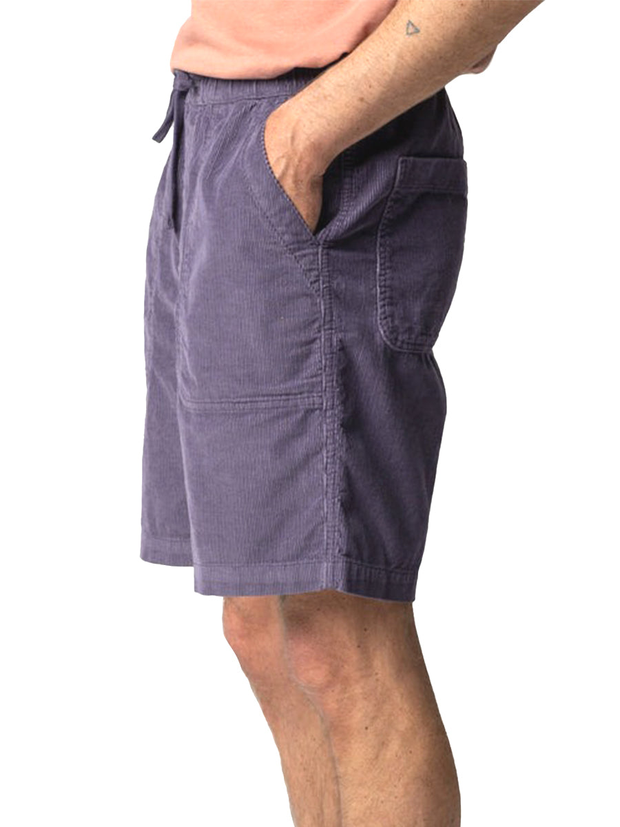 Jetty Cord Shorts - Violet Sky