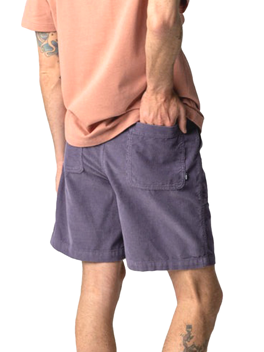 Jetty Cord Shorts - Violet Sky
