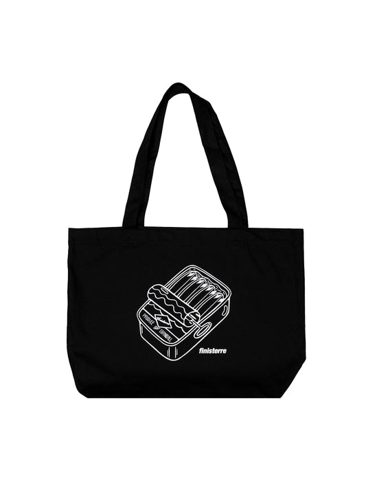 Sardines Tote Bag - Black