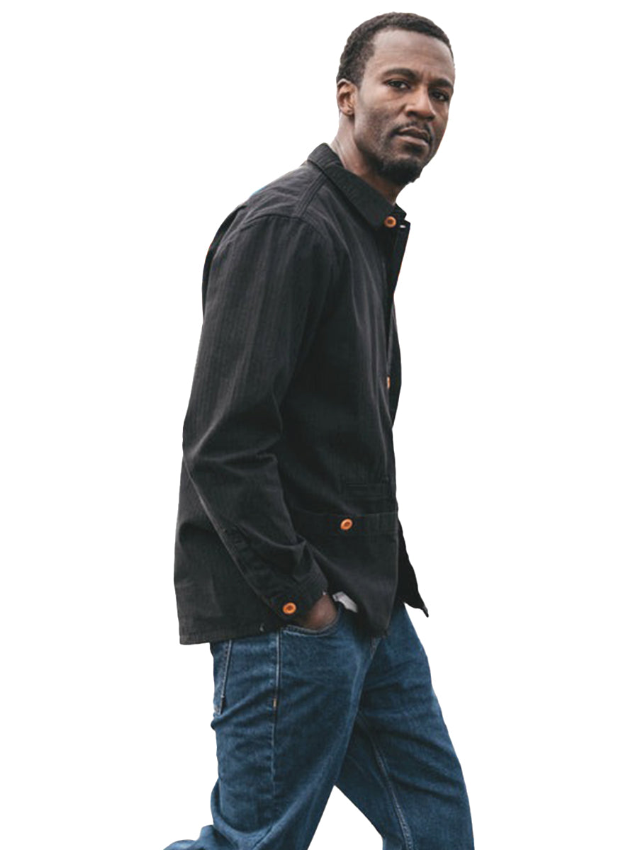 Tonkin Work Shirt - Washed Black