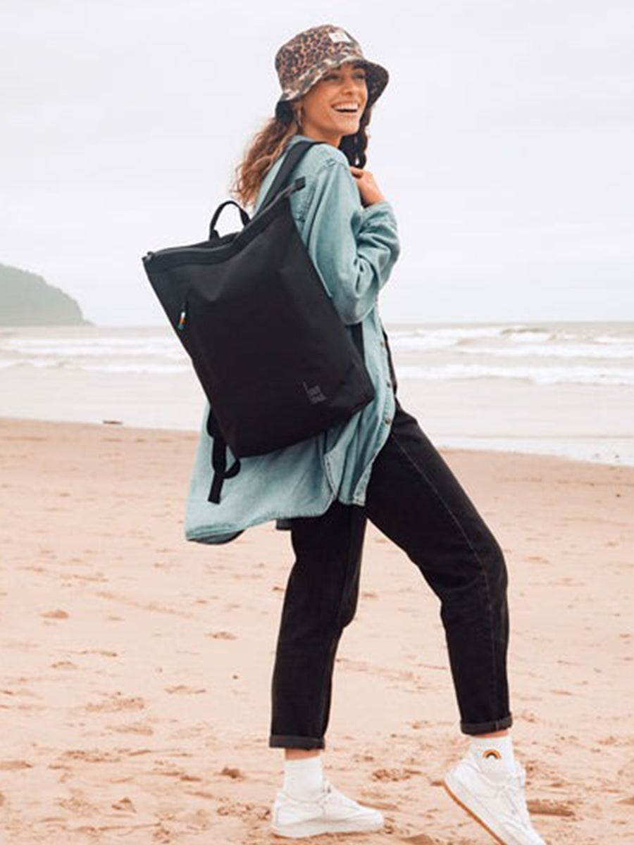The NoRolltop Bag - Black